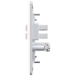 1 Interruptor Simples + 1 Interruptor Paralelo + 1 Tomada 2P+T 10A/250Vca Engate Convencional com placa Milleniun (39136)