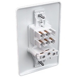 1 Interruptor Simples + 1 Interruptor Paralelo + 1 Tomada 2P+T 10A/250Vca Engate Convencional com placa Milleniun (39136)