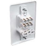 2 Interruptores Paralelos + 1 Tomada 2P+T 10A/250Vca Engate Convencional com placa Milleniun (39137)