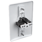 Tomada 2P+T 10A/250Vca Engate Convencional com placa Horizontal Milleniun (39023)