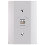 Tomada RJ45 Cat5e Engate Convencional com placa Milleniun (40416)