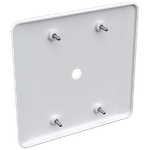 Placa 4X4 com Furo Coaxial Milleniun (22015)