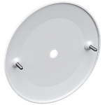 Placa 4'' Redonda com Furo Coaxial Milleniun (22026)