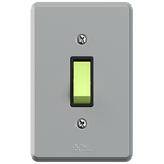 1 Interruptor Simples 10A/250Vca Engate Convencional com placa Clássica (11001)