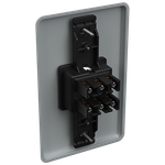 1 Interruptor Bipolar Paralelo 10A/250Vca Engate Convencional com placa Clássica (11023)