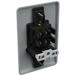 2 Interruptores Simples + 1 Tomada 2P+T 10A/250Vca Engate Convencional com placa Clássica (39132)