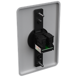 Tomada RJ45 Cat5e Engate Convencional com placa Clássica (40214)