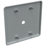 Placa 4X4 com Furo Coaxial Clássica (12014)