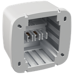 Conjunto Sobrepor Modular com 1 Interruptor Simples 10A/250Vca Engate Convencional Petra (87001)