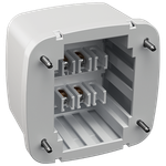 Conjunto Sobrepor Modular com 2 Interruptores Simples 10A/250Vca Engate Convencional Petra (87003)