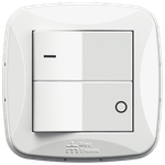 Conjunto Sobrepor Modular com 1 Interruptor Bipolar Paralelo 10A/250Vca Engate Convencional Petra (87007)