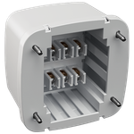 Conjunto Sobrepor Modular com 1 Interruptor Bipolar Paralelo 10A/250Vca Engate Convencional Petra (87007)