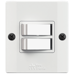 Conjunto Sobrepor Milleniun com 1 Interruptor Simples + 1 Interruptor Paralelo 10A/250Vca Engate Convencional (61004)