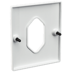Placa 3X3 Sobrepor Milleniun para 1 Tomada Vertical (39123)