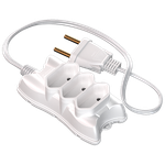 Extensão Mini 2P 10 Metros Cabo P 2X0,75 10A/250Vca Branco (39366)