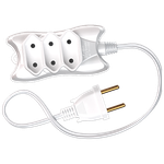 Extensão Mini 2P 10 Metros Cabo P 2X0,75 10A/250Vca Branco (39366)