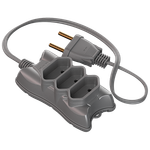 Extensão Mini 2P 10 Metros Cabo P 2X0,75 10A/250Vca Cinza (39369)
