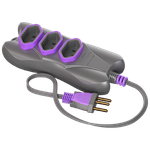 Extensão 2P+T 5 Metros Cabo PP Chato 3X0,75 10A/250Vca Cinza / Lilás (39507)