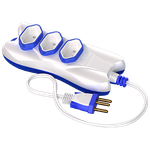 Extensão 2P 3 Metros Cabo P 2X0,75 10A/250Vca Branco / Azul (39403)