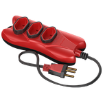 Extensão 2P 3 Metros Cabo P 2X0,75 10A/250Vca Vermelho / Preto (39414)
