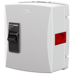 Caixa de Proteção Sobrepor Modular Petra com Disjuntor 1 Polo 15A NEMA + Tomada 20A Vermelha (89100)