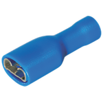 Terminal Fêmea T/Isolado 1,5-2,5mm² 6,3X0,8 Azul - Maleta com 20 Unidades (93061)