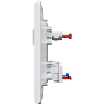 1 Interruptor Paralelo + 1 Tomada 2P+T 10A/250Vca Engate Rápido com placa Rapid Branca (39528)