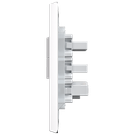 2 Interruptores Simples + 1 Tomada 2P+T 10A/250Vca Engate Convencional com placa Rapid Branca (39579)