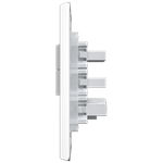 1 Interruptor Simples + 1 Interruptor Paralelo + 1 Tomada 2P+T 10A/250Vca Engate Convencional com placa Rapid Branca (39580)