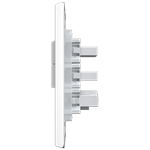 2 Interruptores Paralelos + 1 Tomada 2P+T 10A/250Vca Engate Convencional com placa Rapid Branca (39581)