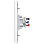 1 Tomada 2P+T 10A/250Vca Engate Rápido com placa Vertical Rapid Branca (39531)