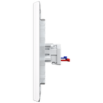 1 Tomada 2P+T 10A/250Vca Engate Rápido com placa Horizontal Rapid Branca (39533)