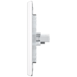 1 Tomada 2P+T 20A, 250Vca Engate Convencional com placa Horizontal Rapid Branca (39574)