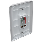 1 Tomada RJ11 com placa Vertical Rapid Branca (41303V)