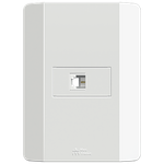 1 Tomada RJ11 com placa Horizontal Rapid Branca (41303H)