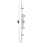 1 Conector Coaxial para Antena com placa Vertical Rapid Branca (86021)
