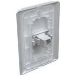 Prolongador Fêmea x Fêmea RJ45 Cat6 com placa Horizontal Rapid Branca (41312H)