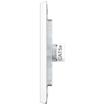 1 Tomada RJ45 Cat5e com placa Horizontal Rapid Branca (41304H)