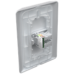 1 Tomada RJ45 Cat5e com placa Horizontal Rapid Branca (41304H)