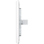 1 Conector USB 3.0 Fêmea x Fêmea com placa Horizontal Rapid Branca (41308H)