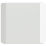 Placa 4X4 Cega Rapid Branca (86038)
