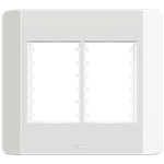 Placa 4X4 para 6 Módulos Rapid Branca (86036)
