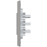 3 Interruptores Simples 10A/250Vca Engate Convencional com placa Prisma (84017)