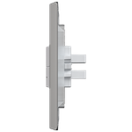 1 Interruptor Simples + 1 Interruptor Paralelo 10A/250Vca Engate Convencional com placa Prisma (84012)