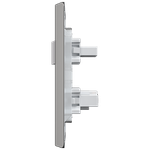 1 Interruptor Simples 10A + Tomada 2P+T 20A, 250Vca Engate Convencional com placa Prisma (39234)