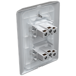 2 Tomadas 2P+T 10A/250Vca Engate Convencional com placa Prisma (39087)