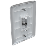 1 Conector Coaxial para Antena com placa Vertical Prisma (84023V)