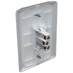 Tomada 2P+T 10A/250Vca Engate Convencional com placa Vertical Prisma (39079)