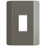 Placa 4X2 para 1 Módulo Vertical Prisma (83001V)