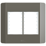 Placa 4X4 para 6 Módulos Prisma (83008)